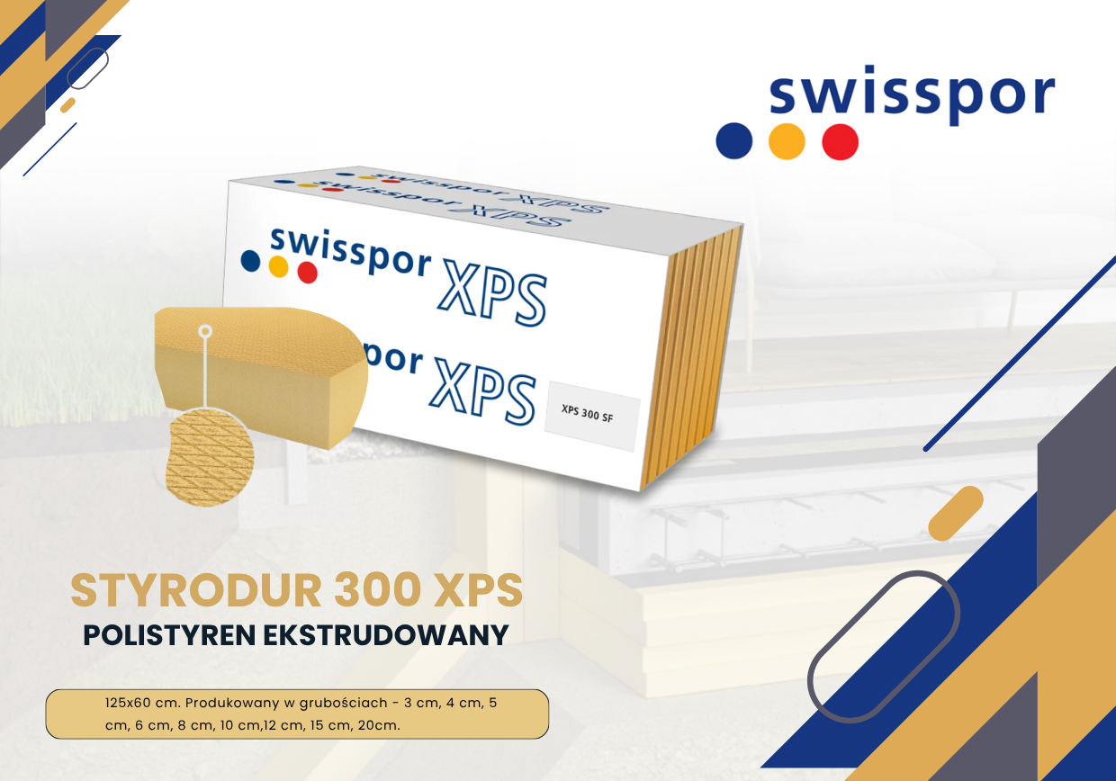 XPS STYRODUR MARKI SWISSPOR - hurtownia Mercus Bis